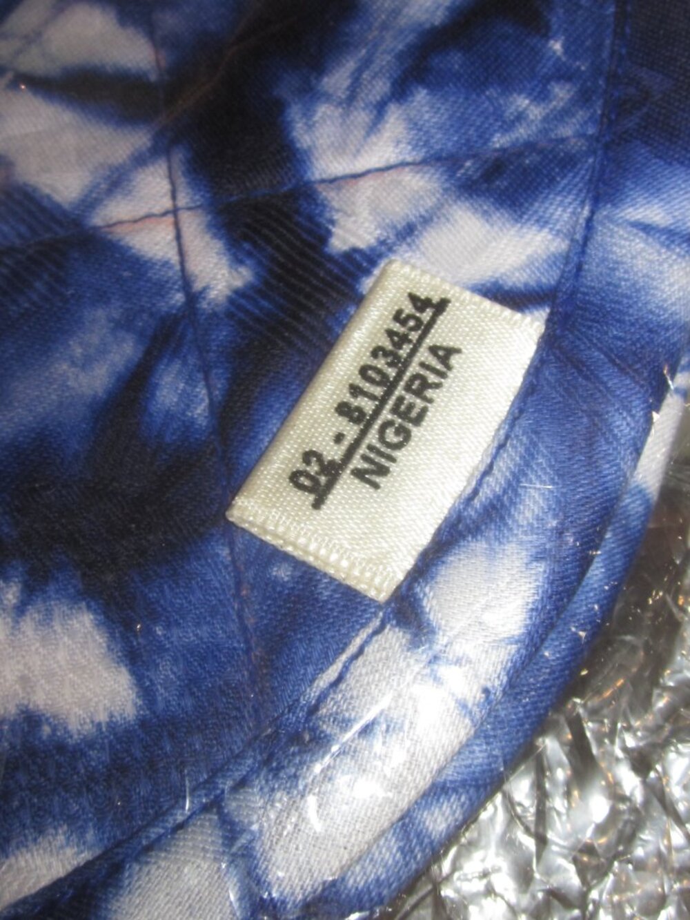 Nigerian Placemats & Napkins Deep Blue - Picture 4 of 4